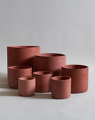 CorvanRedCircleCementPlanterPot_Group_09