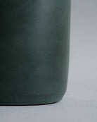 OliveGreenCircleCementPlanterPot_Closeup01_25