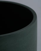 OliveGreenCircleCementPlanterPot_Closeup02_04