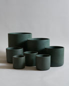 OliveGreenCircleCementPlanterPot_Group_07