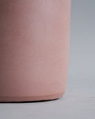 RosePinkCircleCementPlanterPot_Closeup01_23